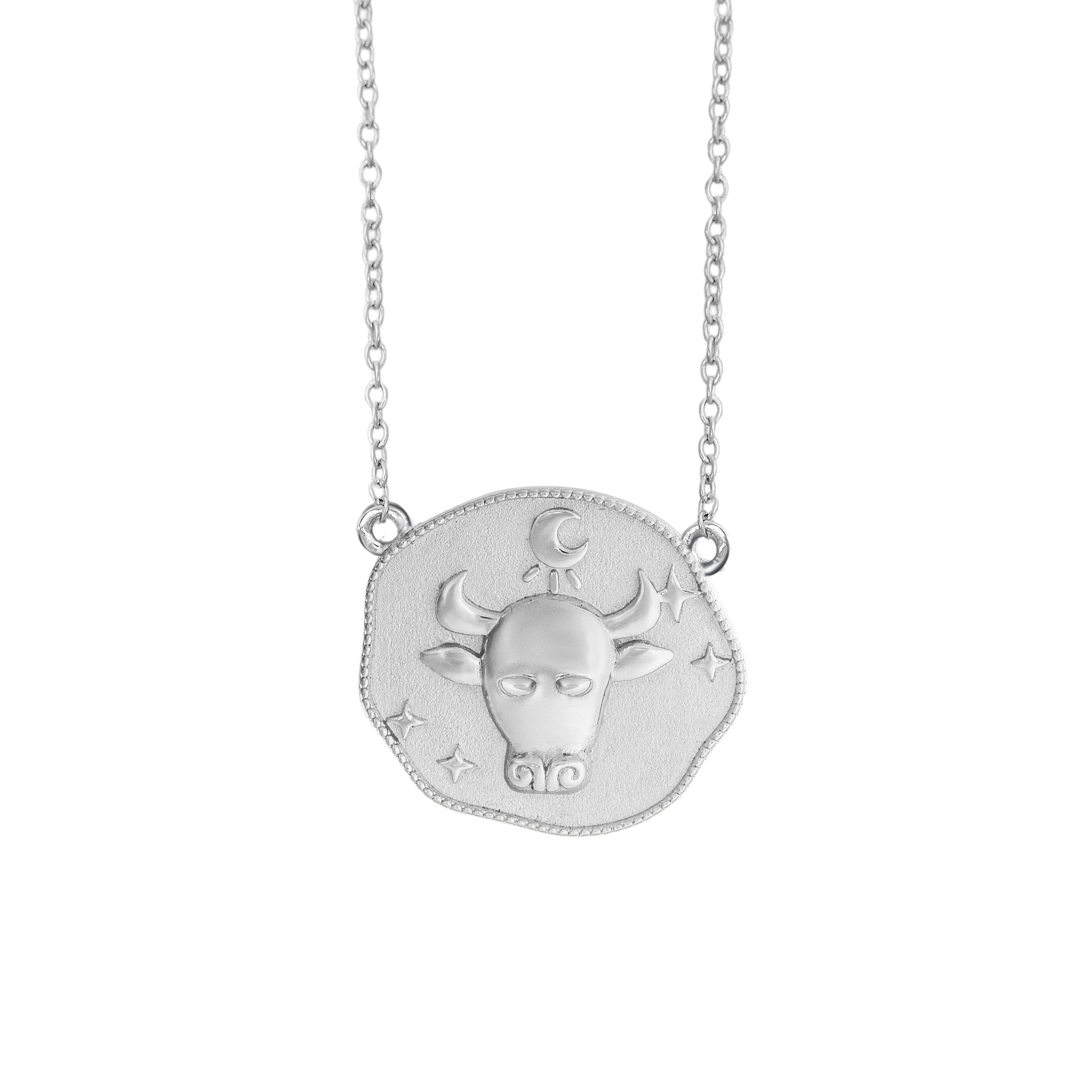 Taurus Zodiac Sign Necklace