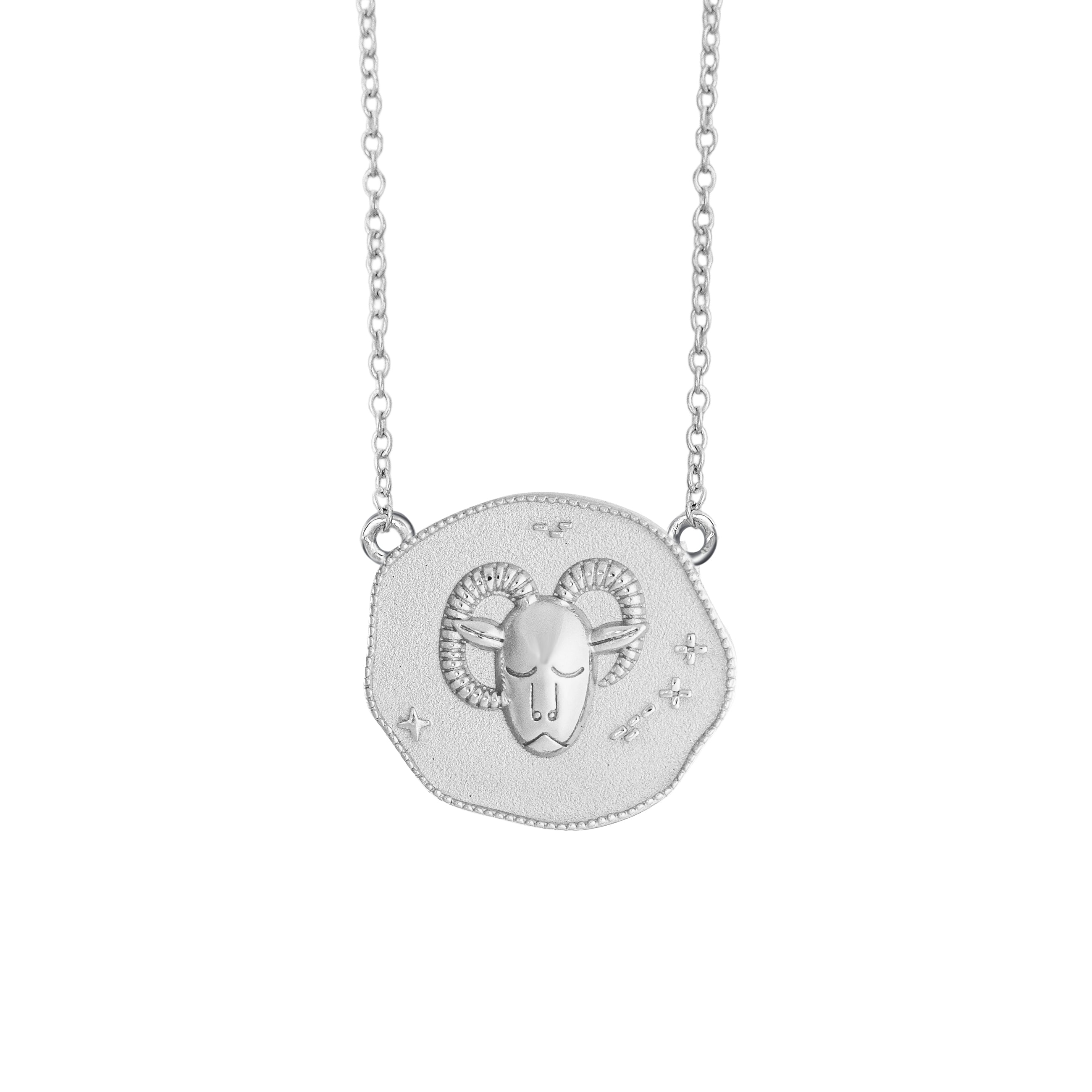 Aries Zodiac Sign Necklace