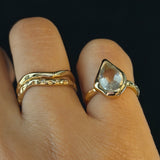 Mira Wave Pinky Ring