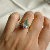 Jasmine Blue Pinky Ring