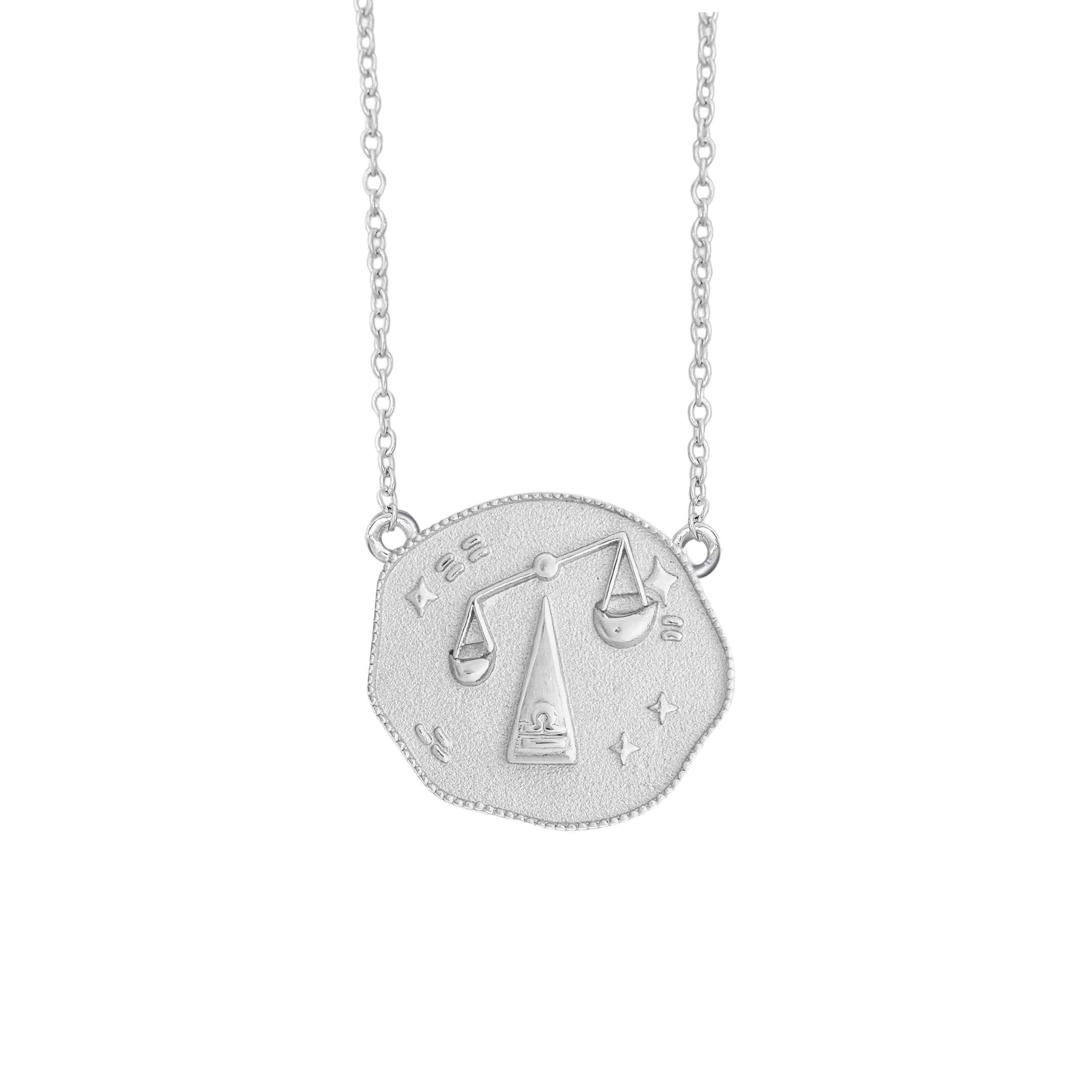 Libra Zodiac Sign Necklace