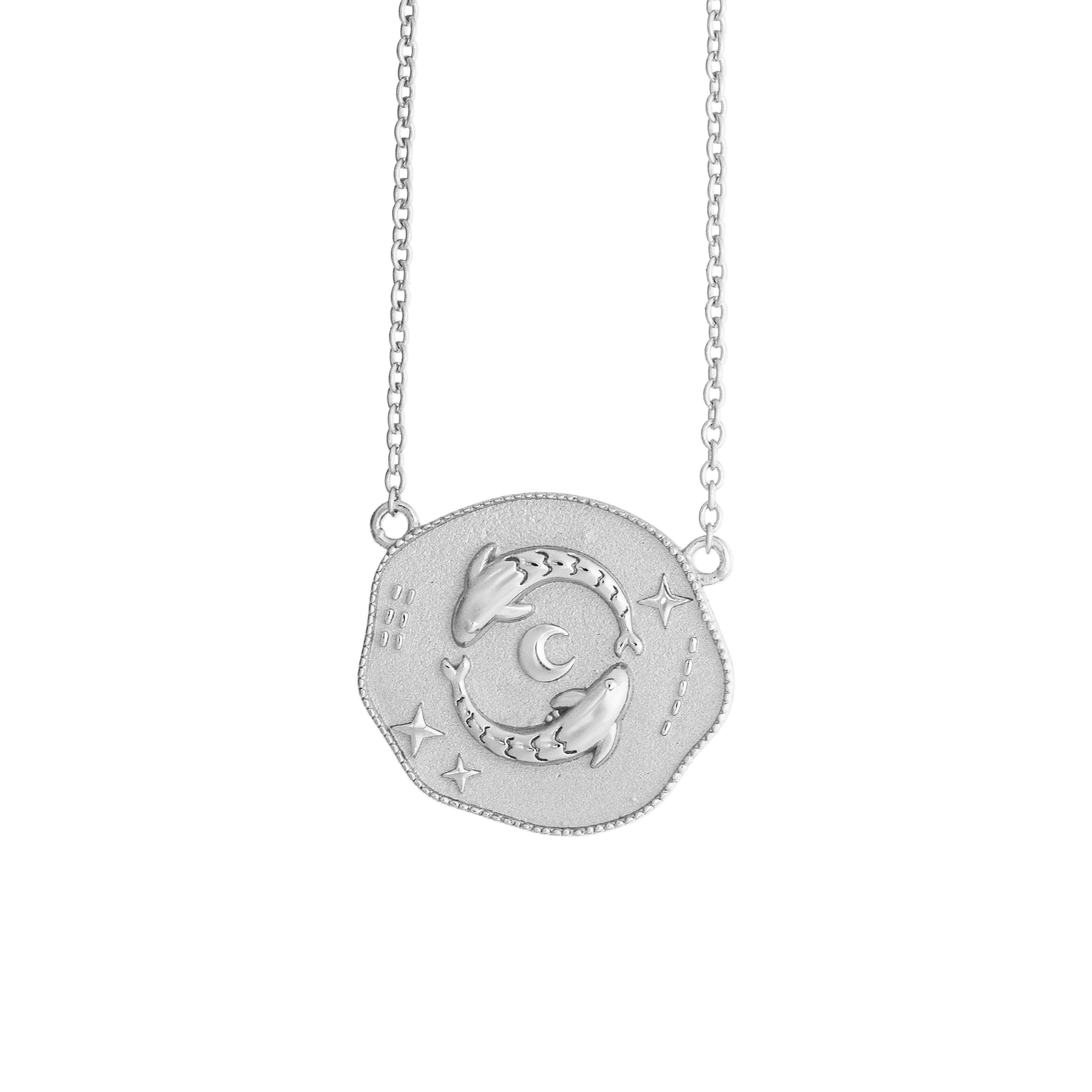 Pisces Zodiac Sign Necklace