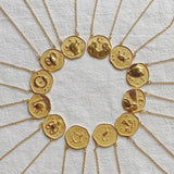 Aquarius Zodiac Sign Necklace