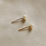 Tiny Pearl Stud Earrings
