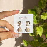Bow Pearl Drop Earrings